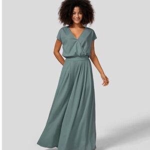 Halara V-neck, Short Sleeve Jumpsuit